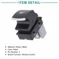 Acropix Passenger Side Power Window Switch Fit For Volkswagen Passat Pack Of 1a Black