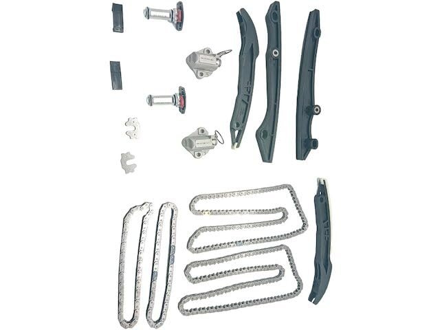 Timing Chain Kit 12 Piece For018 2020 Ford F 150 0l V8 Vin 5 Dohc Includes 4 Chains Tensioners 2 Arms And 2 Guides