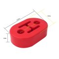 4x Universal Red Heavy Duty Rubber Exhaust Tail Pipe Mount Bracket Hanger Bushing Insulator For 2014 Toyota Yaris Le Hatchback