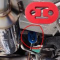 4x Universal Red Heavy Duty Rubber Exhaust Tail Pipe Mount Bracket Hanger Bushing Insulator For 2014 Toyota Yaris Le Hatchback