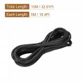 Uxcell Screen Spline 10m 32 81ft Rubber Sealing Strip Window Retainer 6 5mm Od Black 2 In 1 Combine Type