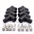 Quioss Boot Terminal Kit 90 Degree Boots Hei Distributor Spark Plug Ignition Wire 