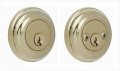 Premium Solid Brass Low Profile Double Cylinder Deadbolt Finish Fits 1 375 In To 875 Thick Doors Ansi Grade 2 Security 