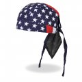 Hot Leathers Hwh1030 American Flag Headwrap Adjustable 