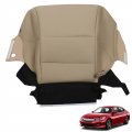 Tan Driver Side Bottom Seat Cover Leather Replacement For 2013-2017 Accord Sedan 4-door 