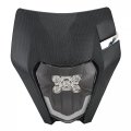 Jfg Racing Dirt Bike Headlight Led Imitation Carbon Fiber Universalbike Front Head Lights Assembly For Dirt Pit Off Road 