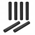 M3x30mm Aluminum Standoff With Mesh Texture Column Spacer For Rc Airplane Fpv Quadcopter Cnc Black 6pcs 