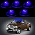 Top Roof Running Light T10-5-5050-smd Blue Led Bulbs 