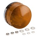 Baomain Industrial Signal Round Yellow Warning Light Strobe Lamp Lte-5061 Dc 24v 3w