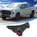 X Autohaux Front Right Bumper Bracket Retainer Spacer Mounting Support For Toyota Tundra 2014-2021 No 521150c110 Plastic Black