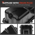 A-premium Engine Oil Pan Sump With Drain Plug Compatible Ford Mustang 2005-2010 V8 4 6l