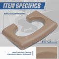 Auto Dynasty Front Center Console Cup Holder Trim Pad Compatible With Ford F-150 40 20 Bench Seats 04-14 Medium Parchment
