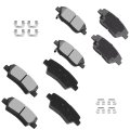 Brake Pad Set 8pcs Front Ceramic Rear Semi Metal For Kia Optima 2013 2016 D1444 D1544 