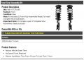 Front And Coil Spring Strut Assembly Set Of 2 Compatible With 2006 Pontiac Torrent