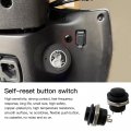 10pcs 2024 Upgraded 16mm Round Momentary 2 Pins Push Button Switch 6a 125vac Black