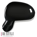 Powered And Heated Driver Left Side View Door Mirror For Mitsubishi Eclipse 06-08 Black Paintable Finish Manual Folding