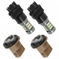 Caltric 2x Led Tail Light Bulb And Socket Compatible With Polaris Rzr 570 2012 2013 2014-2020