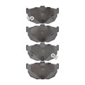 Rear Disc Brake Pads For Hyundai Tiburon 2003 2004 2005 2006 2007 2008 Set Of 4 Mechanical Pad Wear Sensor Type 4000 