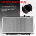 Dpi 1704 Factory Style 1-row Cooling Radiator Compatible With Mazda Protege At Mt 1995-1998 Aluminum Core