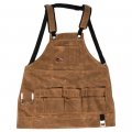 Paddle North Durable Waxed Canvas Work Apron With Adjustable Straps Heavy Duty 