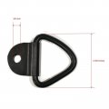 The Rop Shop Pack Of 8 1 4 Black Steel D Ring Bracket Clip Anchor Tie Down Trailer Truck Atv Boat