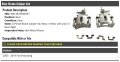 Rear Brake Caliper Set Of 2 Compatible With 2005-2014 Ford Mustang With Metal Piston