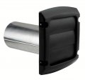 Delixike 4 Dryer Vent Louvered Black Kit Pro Blh4blkzw6 