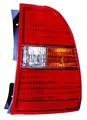 Passenger Side Tail Light Assembly 323-1919r-ac For Kia Sportage 2009 2010 Halogen Rear Lamp Red And Clear Plastic Lens 