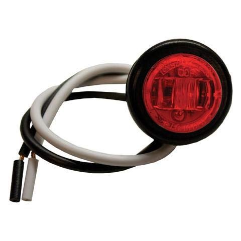 Hopkins C534brk Led 3 4 In Clearance Marker Light Red Polycarbonate 12v Rear Automotive With Grommet