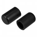 X Autohaux 5 Pcs 16mm 0 63 Silicone Hose Cap Intake Vacuum Tube End Plug For Car Black