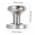 Gadpiparty 1 Set Rotary Silent Door Lock Zinc Alloy Revolving Security Knob Handle Rotate To Keyless