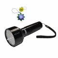 Hqrp Flashlight Blacklight For Night Club Hand Stamp Screening Reading Invisible Fluorescent Inks 395 Nm 68 Leds Plus Sun Meter