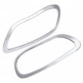 Hecasa 2pcs Headlight Bezel Compatible With 2002-2018 Freightliner Business Class M2 106 112 Headlamp Trim Cover Replacement
