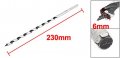 Uxcell 230mm Length Hex Shaft Board Timber Cutting 6mm Dia Auger Drill Bit