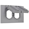 Master Electrician 1c-dh-al Weatherproof Single Gang Flip Cover 