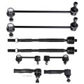 8-piece Fit For 2005010 Scion Tc Front Rear Sway Stabilizer Bar Link 2 Outer 2 Inner Tie Rod End 