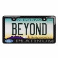 Ipick Image Made For Ford Platinum 3d In Dark Gray On Real Carbon Fiber Abs Plastic License Plate Frame