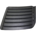 Chevy Silverado 2500 3500 Hd Hood Top Grille Assembly 2011 To 2014 Driver Side Textured Black Plastic Fits All Cab Types 