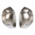 Ecotric Chrome Pair Half Mirror Covers Compatible With 2007-2014 Chevy Silverado Gmc Sierra Tahoe Avalanche Suburban Yukon