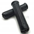 Httmt Mt080-25-bk Black Skull Style Hand Grips 1 Inch Handlebar Compatible With H-d Xl 883 Hugger Sportster Cruiser