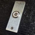 Stainless Steel Narrow Doorbell 1 X 3 With Led Button White Ring 
