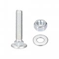 Uxcell 1 4-20 X 1-1 4 Square Neck Carriage Bolts With Nuts Washers Carbon Steel Coach Bolt Screws 10 Set