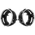 Headlight Bulb Bracket Buckets For 1997 To 2006 Jeep Wrangler Tj Front Mounting Support Holder Pair Replace 110383 110384 Black 