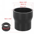 X Autohaux 2 5 To 3 Id Car Universal Black High Performance Reducer Silicone Hose Coupler Intercooler Tube