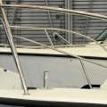 Zcargel Boat Mast Stainless Steel Folding Step Safety Marine For Yacht Sailboat Hole Pitch 87 6mm Bottom Diameter 7mm Edge 13mm
