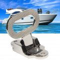 Zcargel Boat Mast Stainless Steel Folding Step Safety Marine For Yacht Sailboat Hole Pitch 87 6mm Bottom Diameter 7mm Edge 13mm