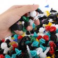 Fydun Bumper Fastener Rivet Clips Assorted Plastic Car Door Trim Clip Retainer Push Pin Kit 500pcs 30 Sizes