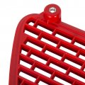 Ecotric Hood Bezel Vent Compatible With 2015-2018 Dodge Challenger Srt Hellcat 2019-2021 R T Scat Pack Red Replace For
