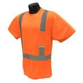 Radians St11-2pos-4x High-visibility Class 2 T-shirt With Moisture Wicking Mesh 4x-large Orange 