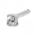 Flyshop Furniture Cabinet Connector 261 15 X 12mm Cam Lock Fittings With Self-tapping Thread 45mm Length Dowel 10 Sets